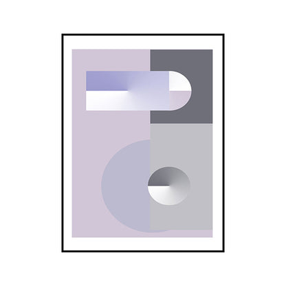Vivolux | Pastel kleur geometrisch canvas abstract moderne stijl textuur muurkunst print voor hal