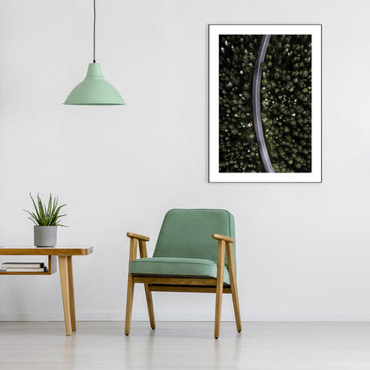 Vivolux | Zarte Farbstraßenlandschaft Malerei Texturiertes Kunstwerk Druck für Schlafzimmer, Mehrere Größen