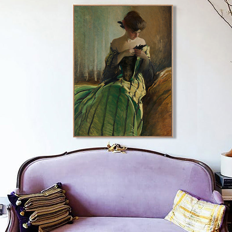 Vivolux | Impressionismus Stil Wandkunst Druck Sanfte Farben Elegante Jungfrau Gemälde, Verschiedene Größen