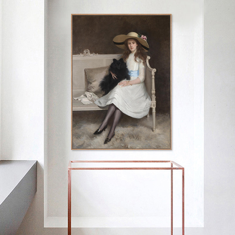 Vivolux | Impressionismus Stil Wandkunst Druck Sanfte Farben Elegante Jungfrau Gemälde, Verschiedene Größen