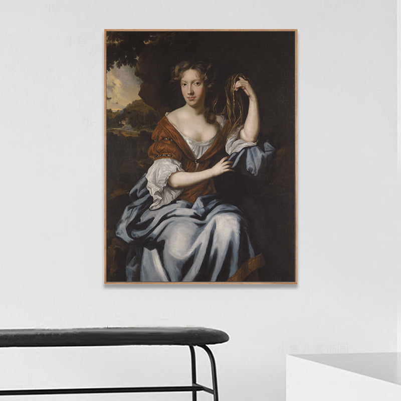 Vivolux | Impressionismus Stil Wandkunst Druck Sanfte Farben Elegante Jungfrau Gemälde, Verschiedene Größen