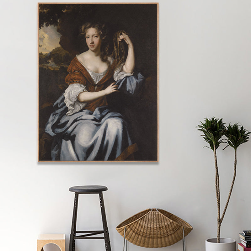 Vivolux | Impressionismus Stil Wandkunst Druck Sanfte Farben Elegante Jungfrau Gemälde, Verschiedene Größen