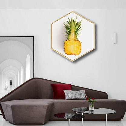 Vivolux | Skandinavischer Stil Leckere Früchte Leinwand Helle Farbige Texturierte Kunstdruck für Esszimmer