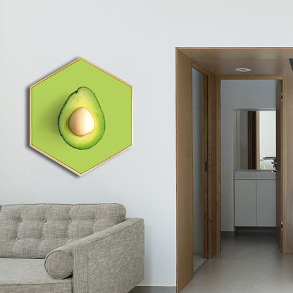 Vivolux | Skandinavischer Stil Leckere Früchte Leinwand Helle Farbige Texturierte Kunstdruck für Esszimmer