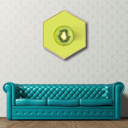 Vivolux | Skandinavischer Stil Leckere Früchte Leinwand Helle Farbige Texturierte Kunstdruck für Esszimmer