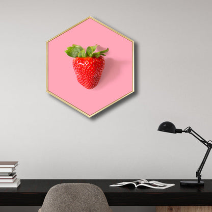 Vivolux | Skandinavischer Stil Leckere Früchte Leinwand Helle Farbige Texturierte Kunstdruck für Esszimmer