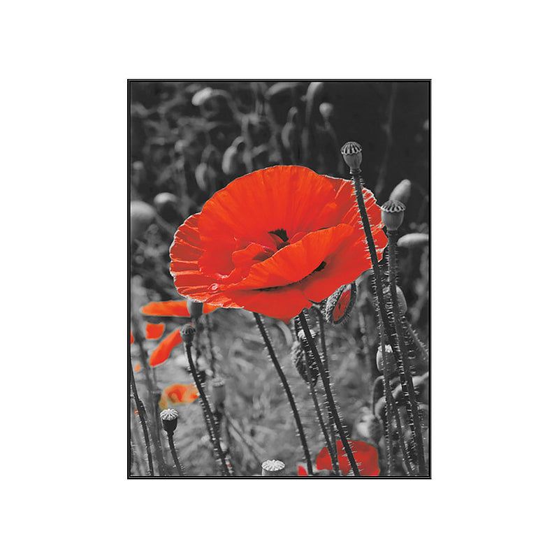 Vivolux | Moderner Stil Botanische Szene Leinwand Sanfte Farbtextur Wandkunst Druck für Wohnzimmer