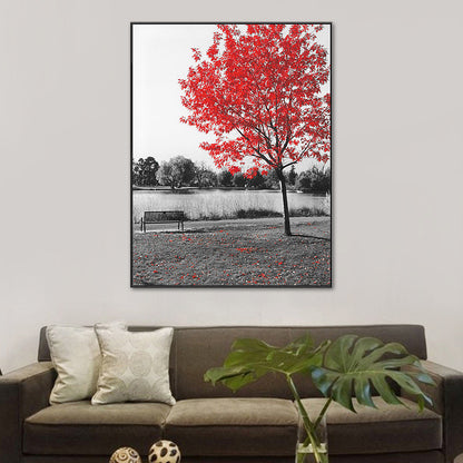 Vivolux | Moderner Stil Botanische Szene Leinwand Sanfte Farbtextur Wandkunst Druck für Wohnzimmer