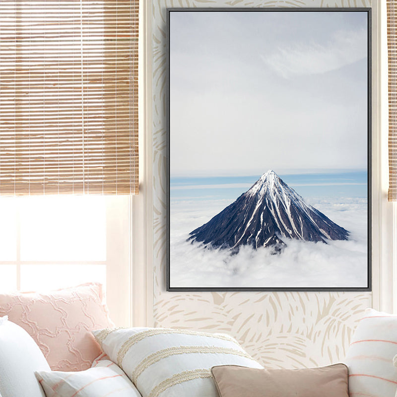 Vivolux | Helle Farben Natürliches Landschaftsleinwand Modern Texturiertes Wandkunst-Dekor für das Wohnzimmer