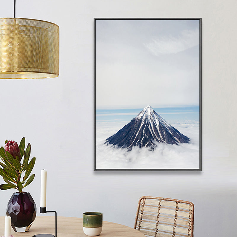 Vivolux | Helle Farben Natürliches Landschaftsleinwand Modern Texturiertes Wandkunst-Dekor für das Wohnzimmer