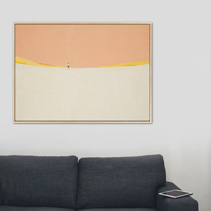 Vivolux | Illustration Nordic Wandkunst Dekor mit abstrakter Landschaft in sanften Farben für das Jungenzimmer