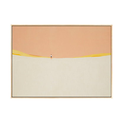 Vivolux | Illustration Nordic Wandkunst Dekor mit abstrakter Landschaft in sanften Farben für das Jungenzimmer