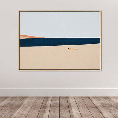 Vivolux | Illustration Nordic Wandkunst Dekor mit abstrakter Landschaft in sanften Farben für das Jungenzimmer