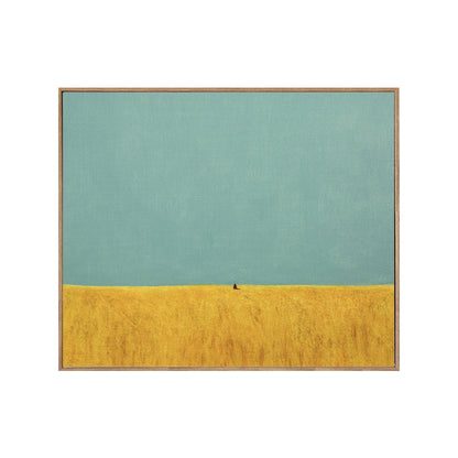 Vivolux | Nordic Mountain Landscape Canvas Art Pastellfarben Texturierte Wanddekoration für das Schlafzimmer