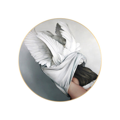 Vivolux | Chic Maiden Gemälde für das Mädchenzimmer in Pastellfarbe, Mehrere Größen Verfügbar