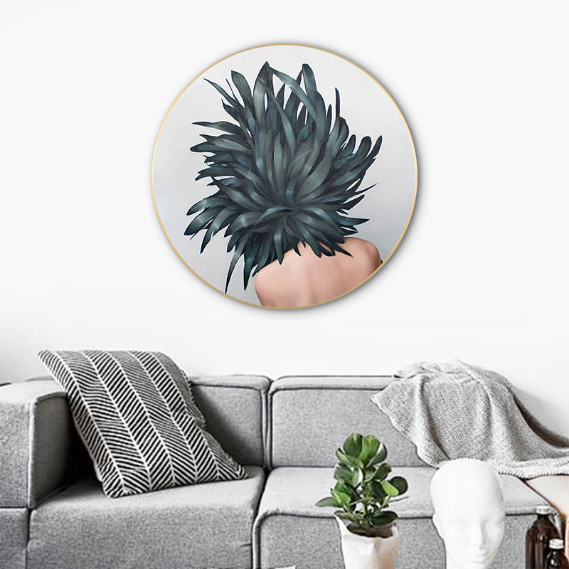 Vivolux | Chic Maiden Gemälde für das Mädchenzimmer in Pastellfarbe, Mehrere Größen Verfügbar