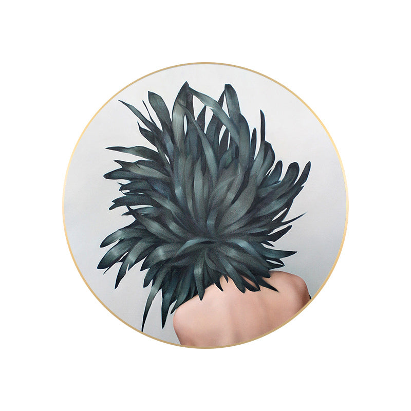 Vivolux | Chic Maiden Gemälde für das Mädchenzimmer in Pastellfarbe, Mehrere Größen Verfügbar