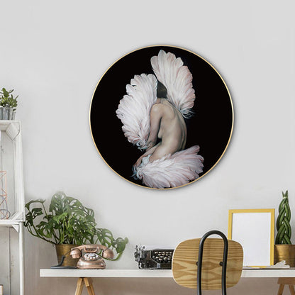 Vivolux | Chic Maiden Gemälde für das Mädchenzimmer in Pastellfarbe, Mehrere Größen Verfügbar