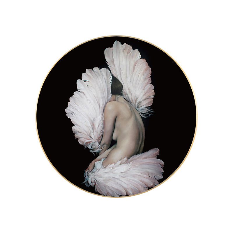 Vivolux | Chic Maiden Gemälde für das Mädchenzimmer in Pastellfarbe, Mehrere Größen Verfügbar