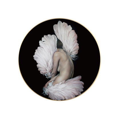 Vivolux | Chic Maiden Gemälde für das Mädchenzimmer in Pastellfarbe, Mehrere Größen Verfügbar