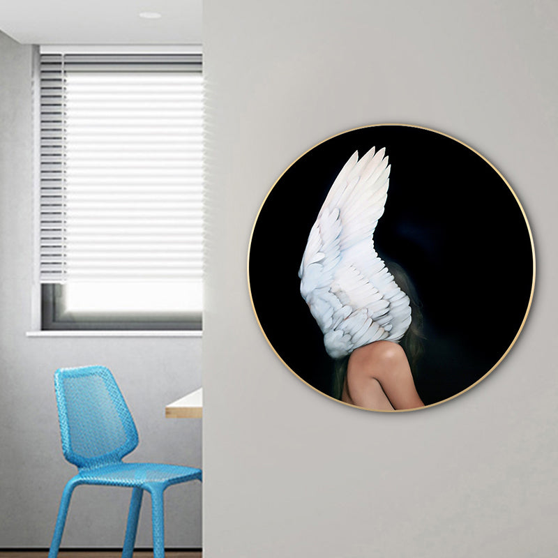 Vivolux | Chic Maiden Gemälde für das Mädchenzimmer in Pastellfarbe, Mehrere Größen Verfügbar