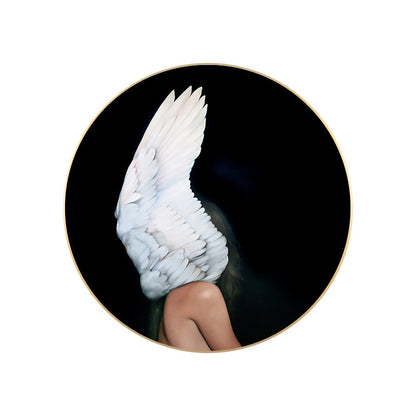 Vivolux | Chic Maiden Gemälde für das Mädchenzimmer in Pastellfarbe, Mehrere Größen Verfügbar