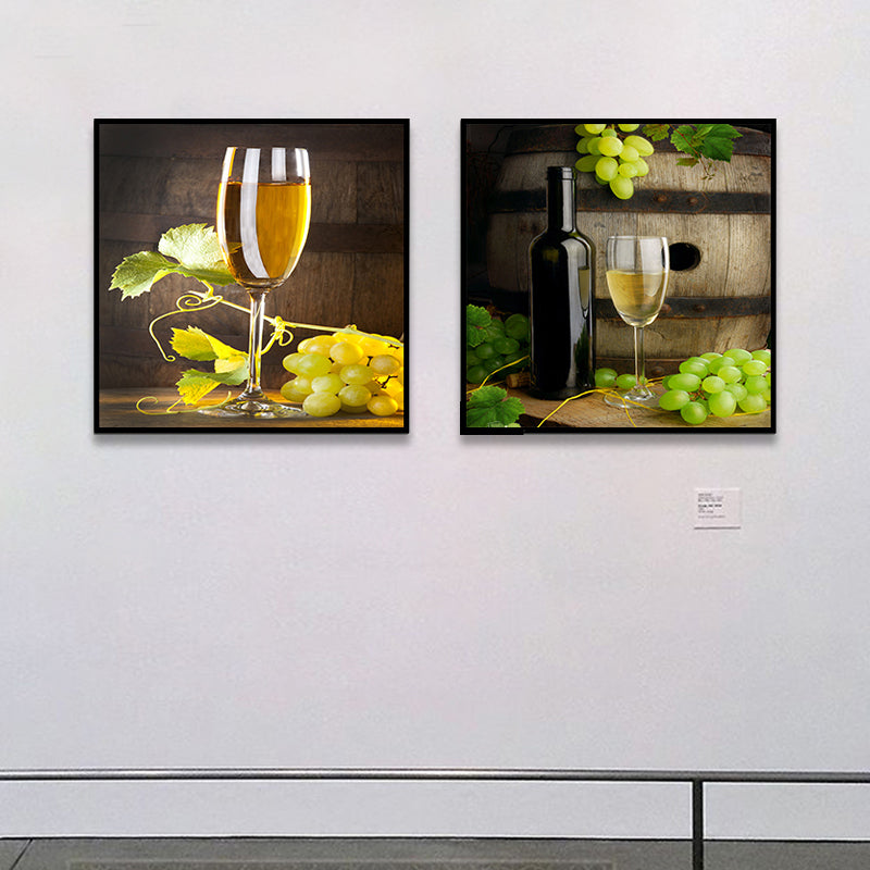Vivolux | Fotografie Drinks Canvas Wandkunst Helder Moderne Stijl Wanddecoratie voor Eetkamer