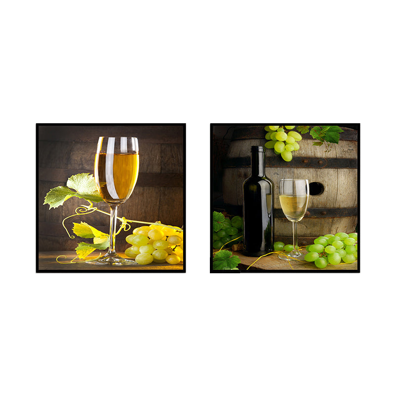 Vivolux | Fotografie Drinks Canvas Wandkunst Helder Moderne Stijl Wanddecoratie voor Eetkamer