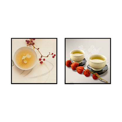 Vivolux | Fotografie Drinks Canvas Wandkunst Helder Moderne Stijl Wanddecoratie voor Eetkamer