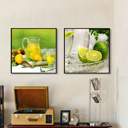 Vivolux | Fotografie Drinks Canvas Wandkunst Helder Moderne Stijl Wanddecoratie voor Eetkamer