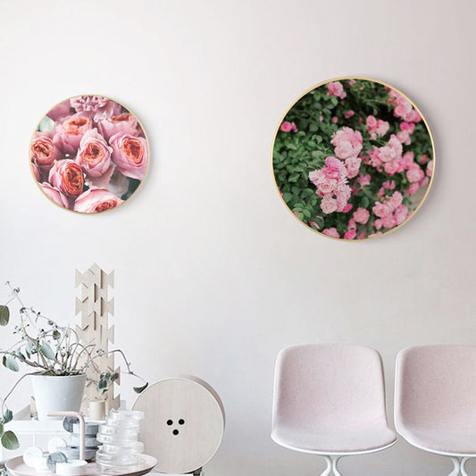 Vivolux | Französische Landblumenblüte Leinwand Pastellfarbe Texturiertes Gemälde für das Wohnzimmer