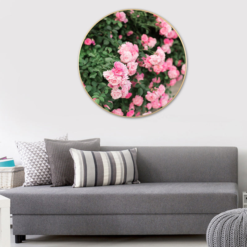Vivolux | Französische Landblumenblüte Leinwand Pastellfarbe Texturiertes Gemälde für das Wohnzimmer