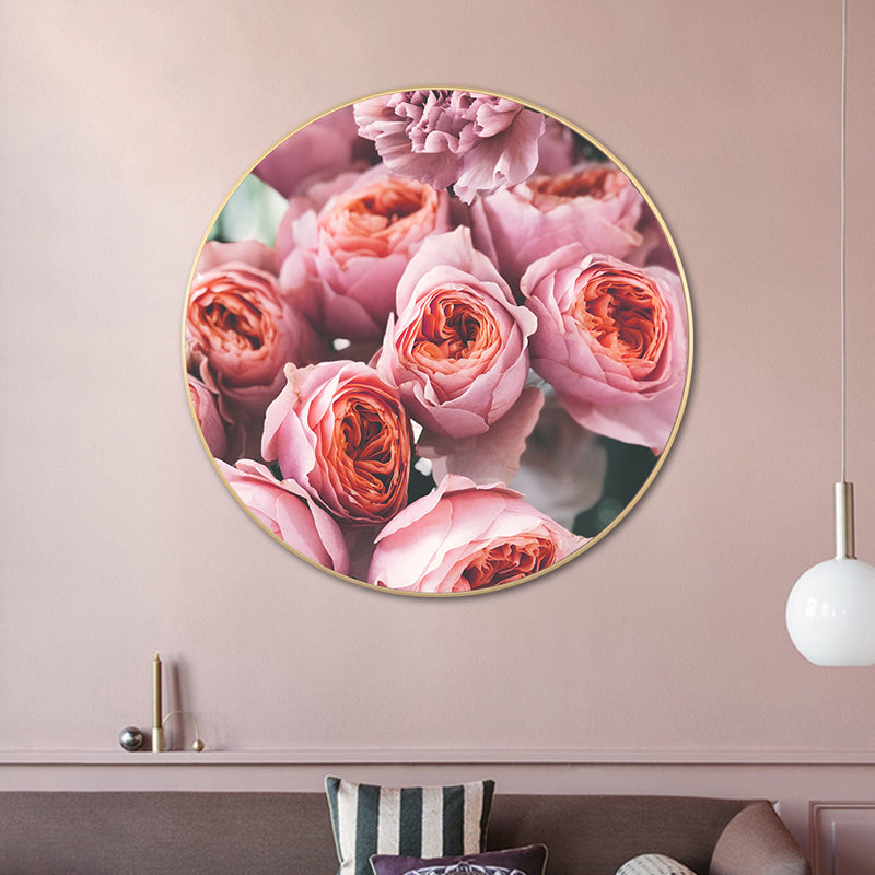 Vivolux | Französische Landblumenblüte Leinwand Pastellfarbe Texturiertes Gemälde für das Wohnzimmer