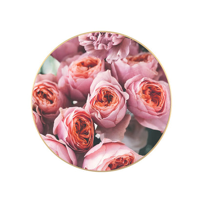 Vivolux | Französische Landblumenblüte Leinwand Pastellfarbe Texturiertes Gemälde für das Wohnzimmer