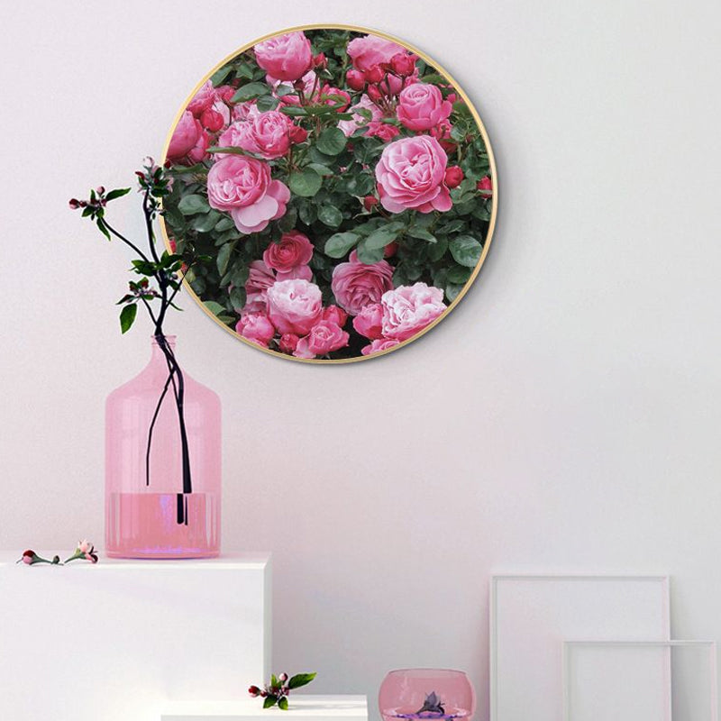 Vivolux | Französische Landblumenblüte Leinwand Pastellfarbe Texturiertes Gemälde für das Wohnzimmer