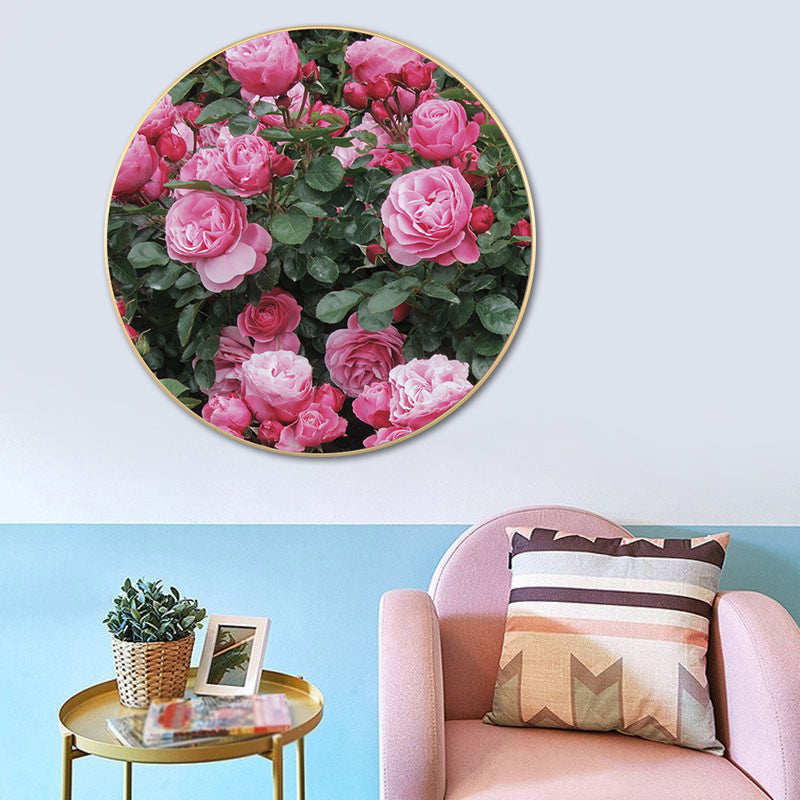 Vivolux | Französische Landblumenblüte Leinwand Pastellfarbe Texturiertes Gemälde für das Wohnzimmer