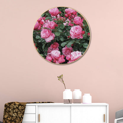 Vivolux | Französische Landblumenblüte Leinwand Pastellfarbe Texturiertes Gemälde für das Wohnzimmer