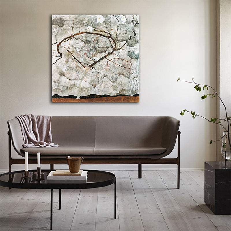 Vivolux | Natürliche Landschaft Wanddekoration Art Nouveau Texturiertes Schlafzimmer Leinwand, Mehrere Größenoptionen