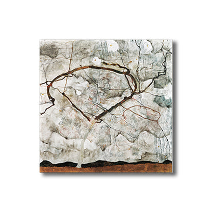 Vivolux | Natürliche Landschaft Wanddekoration Art Nouveau Texturiertes Schlafzimmer Leinwand, Mehrere Größenoptionen