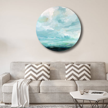 Vivolux | Zeitgenössische Kunst handgemalte Leinwand Pastellfarbe Prärie-Landschaft Gemälde, mehrere Größenoptionen