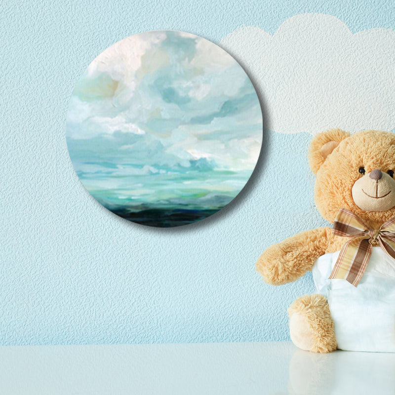 Vivolux | Zeitgenössische Kunst handgemalte Leinwand Pastellfarbe Prärie-Landschaft Gemälde, mehrere Größenoptionen