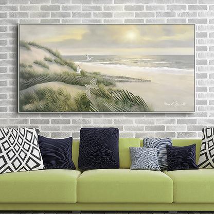 Vivolux | Ontspannende Zeeboei Scene Muurdecor voor Badkamer Fotografie Canvas Print, Meerdere Maten