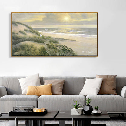 Vivolux | Ontspannende Zeeboei Scene Muurdecor voor Badkamer Fotografie Canvas Print, Meerdere Maten