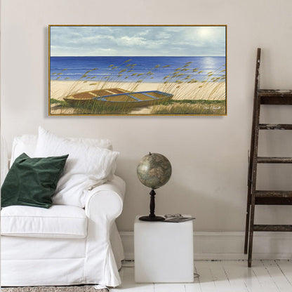 Vivolux | Ontspannende Zeeboei Scene Muurdecor voor Badkamer Fotografie Canvas Print, Meerdere Maten
