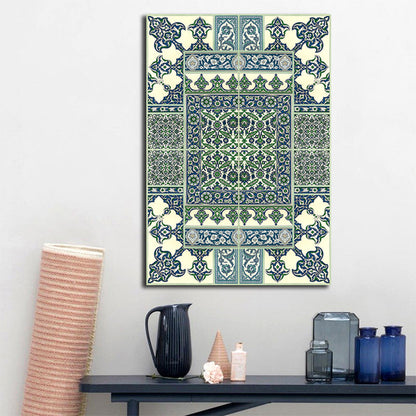 Vivolux | Art Nouveau Paisley Muster Leinwand Helle Farbe Mädchen Schlafzimmer Malerei, Mehrere Größen