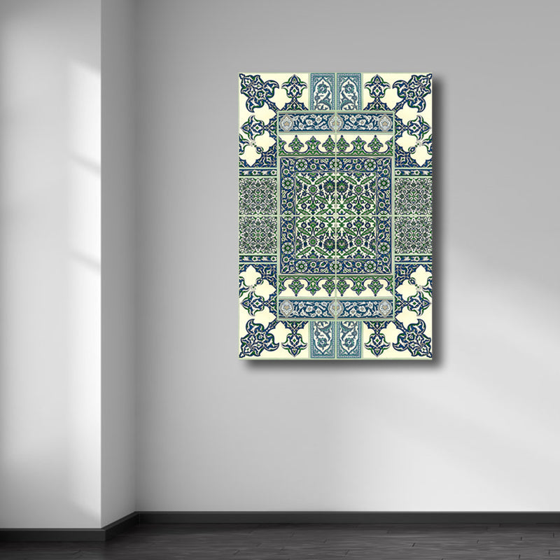 Vivolux | Art Nouveau Paisley Muster Leinwand Helle Farbe Mädchen Schlafzimmer Malerei, Mehrere Größen