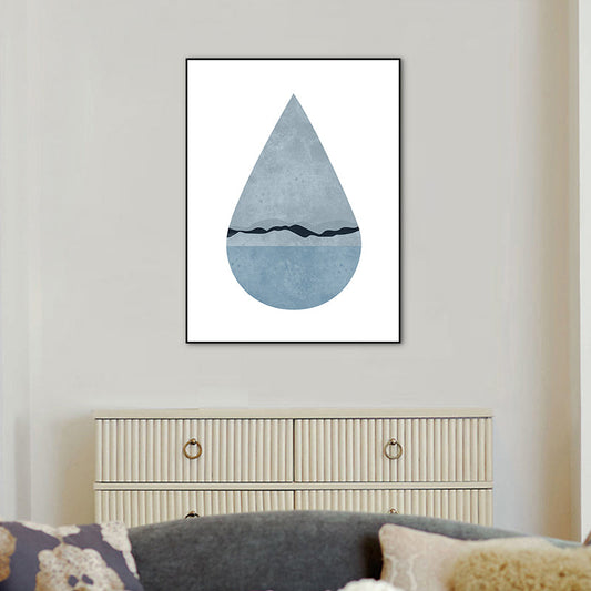 Vivolux | Vast Sea Landscape Eingewickelt Leinwand Skandinavisch Texturierte Zuhause Galerie Wand Kunst Print
