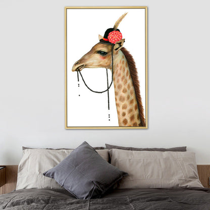 Vivolux | Nordic Tierzeichnung Leinwand Kunst Pastellfarbe Schlafzimmer Wanddekoration, Mehrere Größen verfügbar