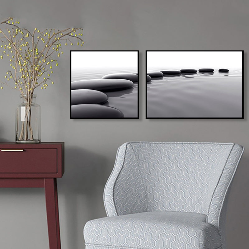 Vivolux | Moderne Zee Brug Wandkunst Lichte Kleur Fotografie Landschap Canvasafdruk voor Kamer