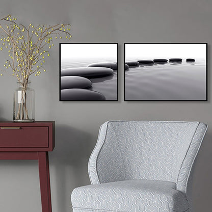 Vivolux | Moderne Zee Brug Wandkunst Lichte Kleur Fotografie Landschap Canvasafdruk voor Kamer